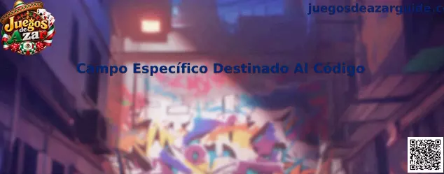 Ubicación precisa del campo específico destinado al código en plataformas de juegos de azar