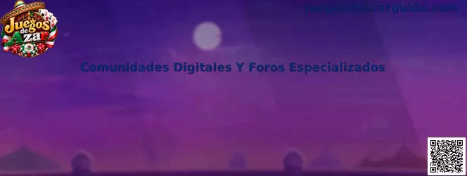 Comunidades Digitales Y Foros Especializados