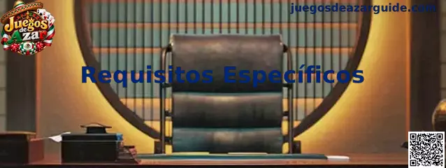 Requisitos específicos y análisis de bonos en juegos de azar