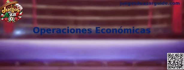 Operaciones Económicas en Juegos de Azar